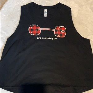 LFT Clothing Co. racer back crop tank